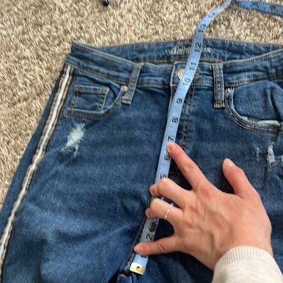 Wild Fable Denim Skinny Jean Pin Stripe Blue size 8 29 Regular - Picture 12 of 15